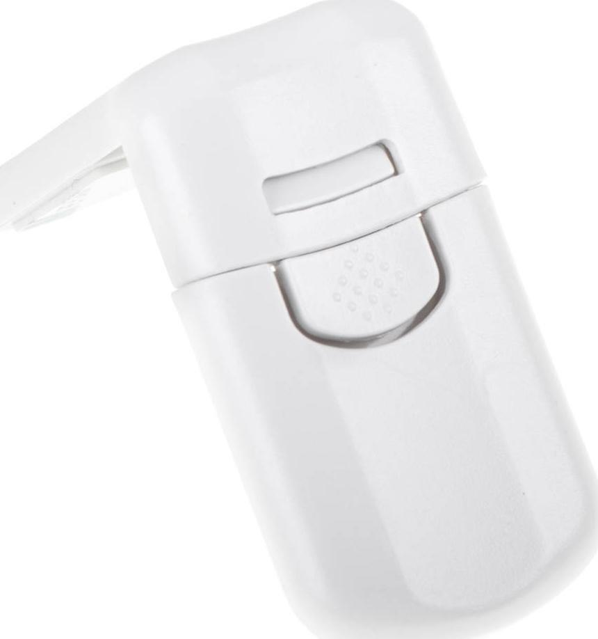 Zabezpieczenie blokada szuflady kątowa biała Uniwersalny