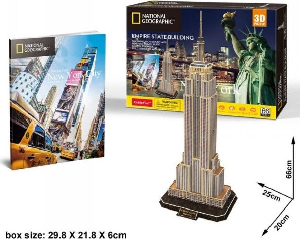 Cubicfun PUZZLE 3D NATIONAL GEO-EMPIRE STATE BUILDING