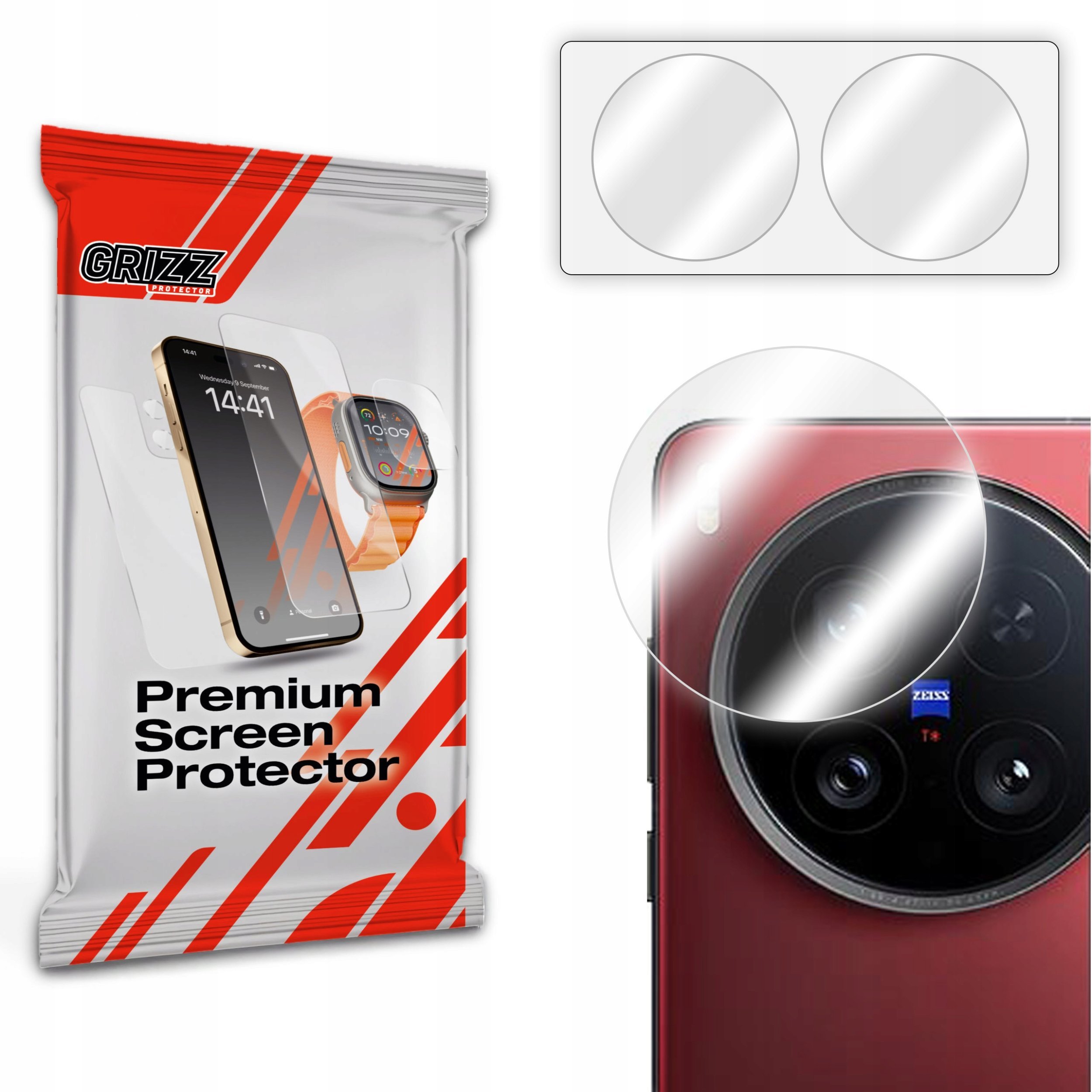 Szkło na aparat GrizzGlass HybridGlass Camera do Vivo X200 Ultra