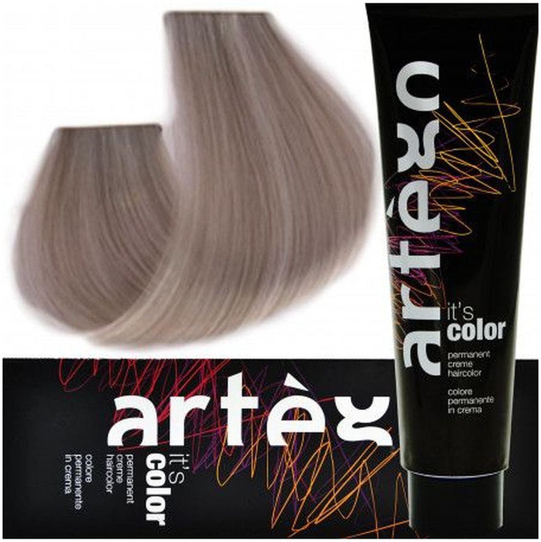 Artego Its Color Farba do włosów w kremie 150ml Super Popielaty Blond (12.1 - 12A)