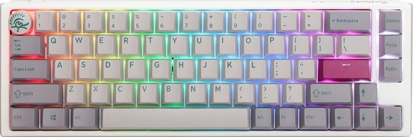 Klawiatura Ducky Ducky One 3 Mist Grey SF Gaming Keyboard, RGB LED - MX-Silent-Red (US)