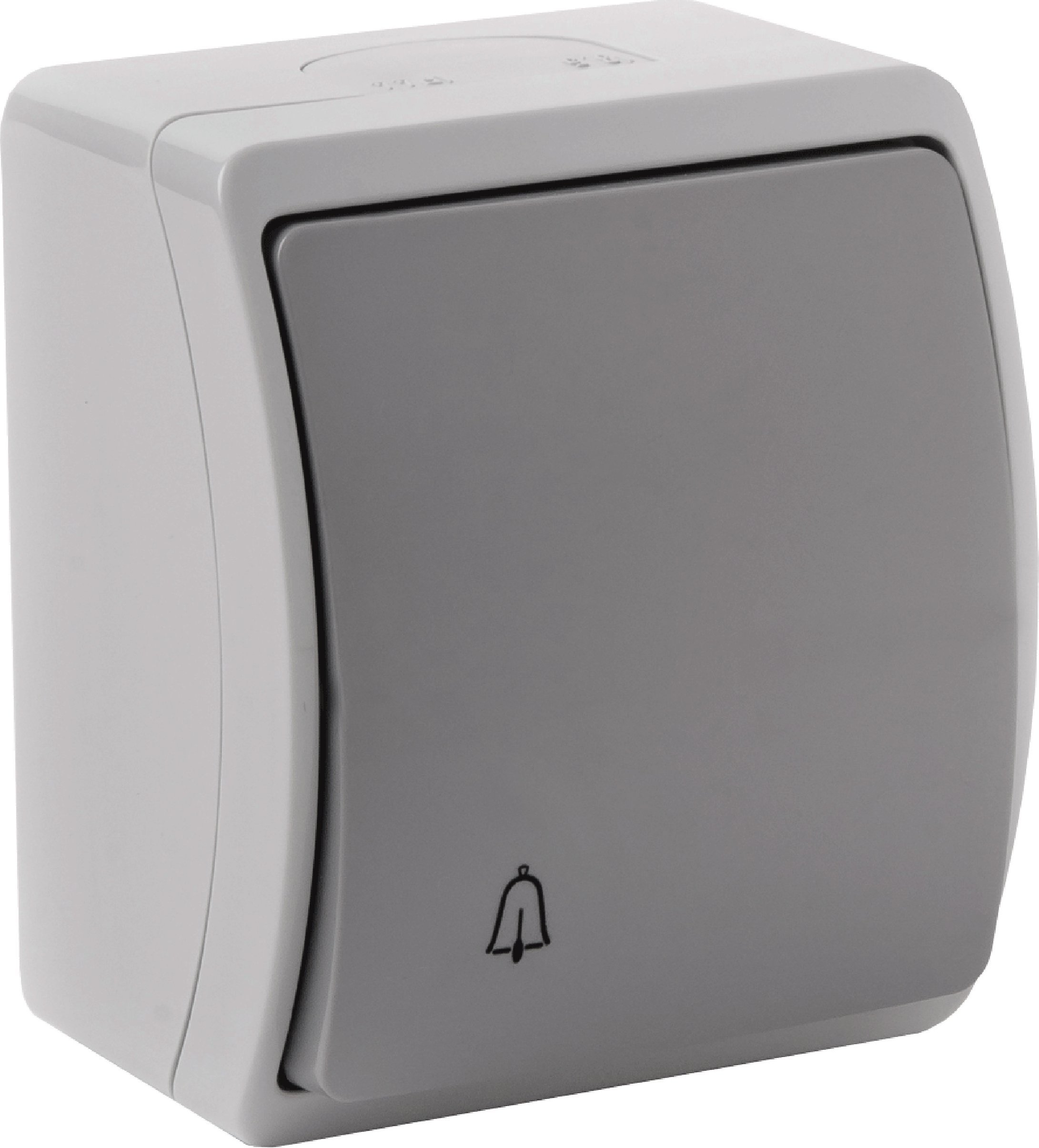 Orno Przycisk dzwonek n/t AQUATIC, IP44, szaro-grafitowy, 10 szt.