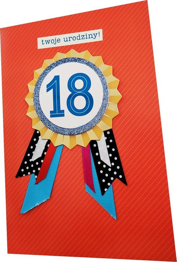 KARTKA 18 Urodziny okolicznościowa A071