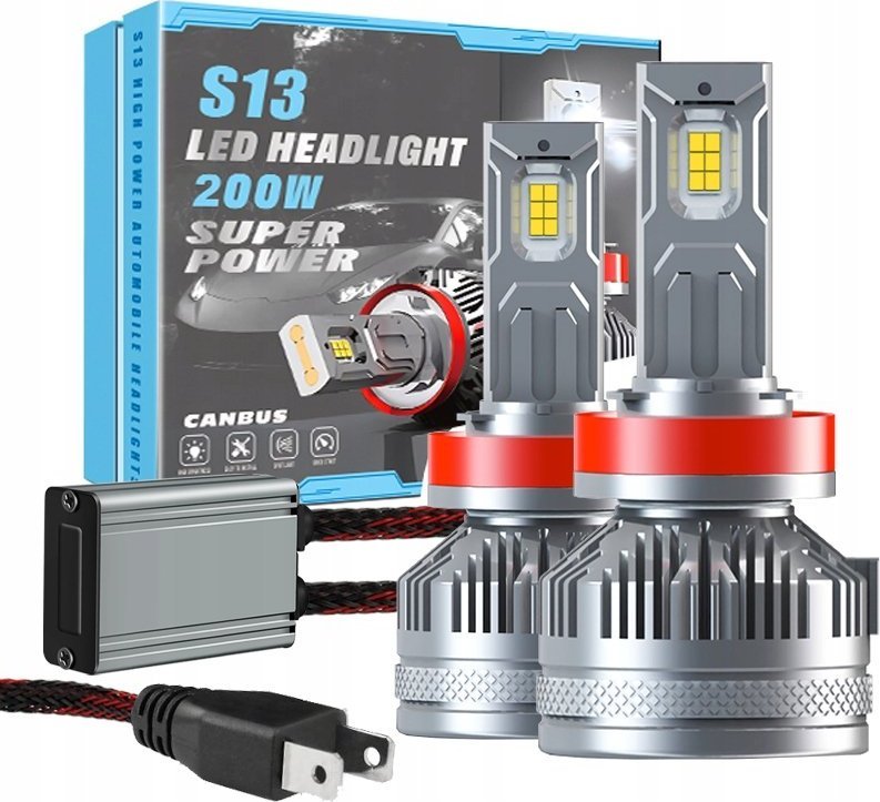 SKLEPLEDY ŻARÓWKI LED H7 S13 200W 12V 24V 100% CAN 40000LM