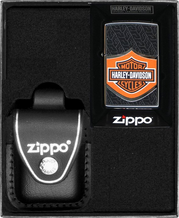 Zestaw ZIPPO Zapalniczka HARLEY DAVIDSON 4 Prezentowy No3