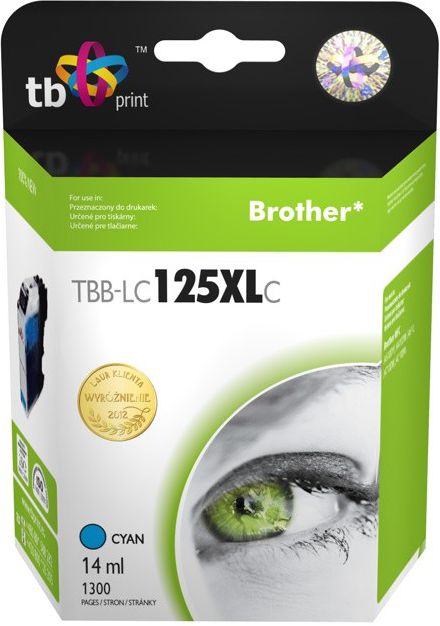 Tusz TB Print TBB-LC125XLC (Brother LC125XL) Cyan