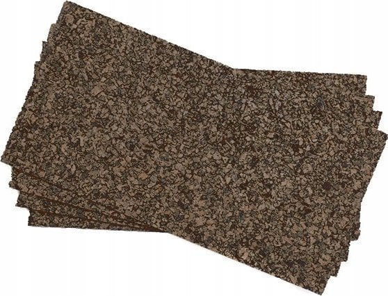 Terra Natura Tło do terrarium, Płyta korkowa ciemna 50x50x2 cm (kraj pochodzenia : Portugalia)