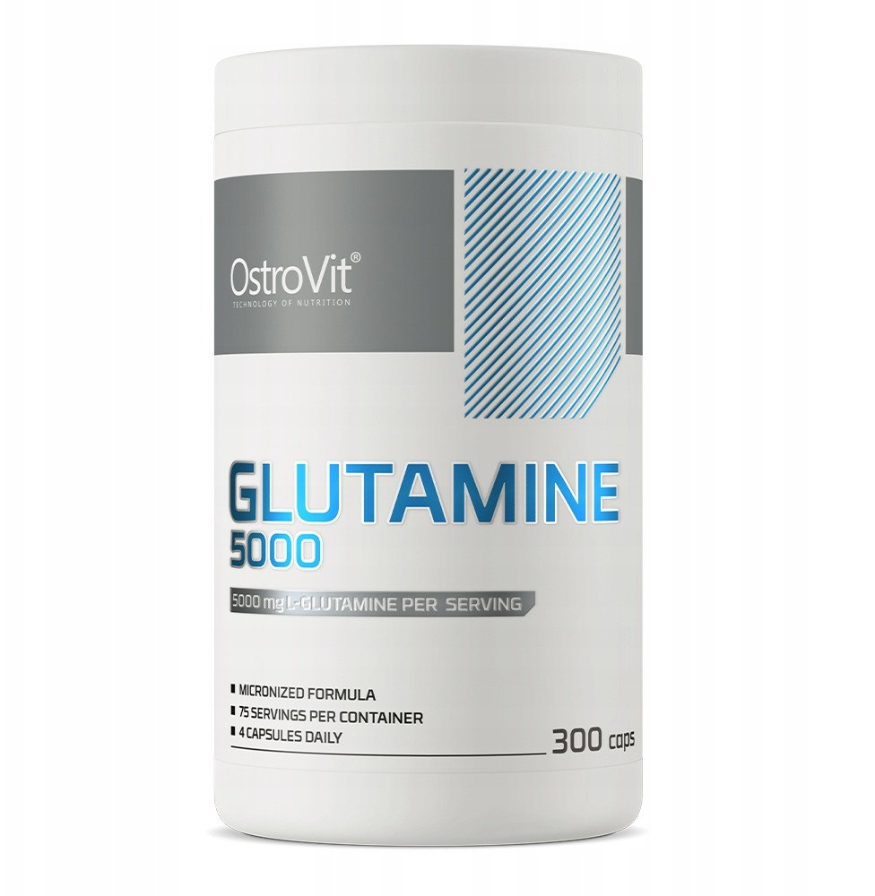 OstroVit Glutamina 5000 mg 300 kapsułek one size