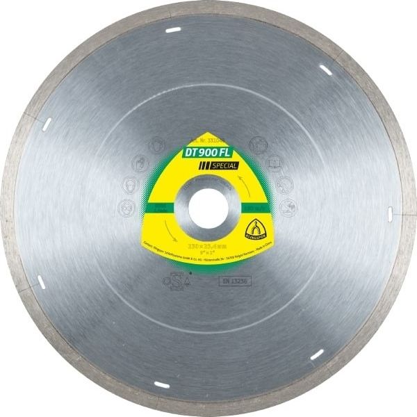 Klingspor tarcza diamentowa, pełna 125mm x 1,4mm x 22,2mm (331043)