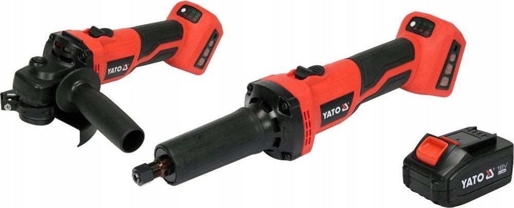 Yato ZESTAW SZLIFIEREK 18V, 4.0AH + ÅADOWARKA