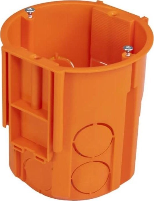Pawbol Puszka podtynkowa 60 ekstra głęboka 80mm, z wkrętami, łączeniowa - A.0080