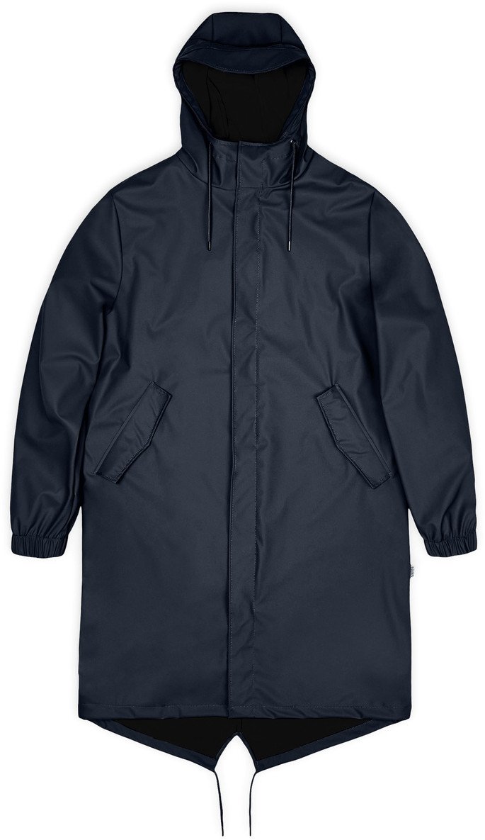 Rains płaszcz przeciwdeszczowy unisex FISHTAIL PARKA W3 18140 47 NAVY XS