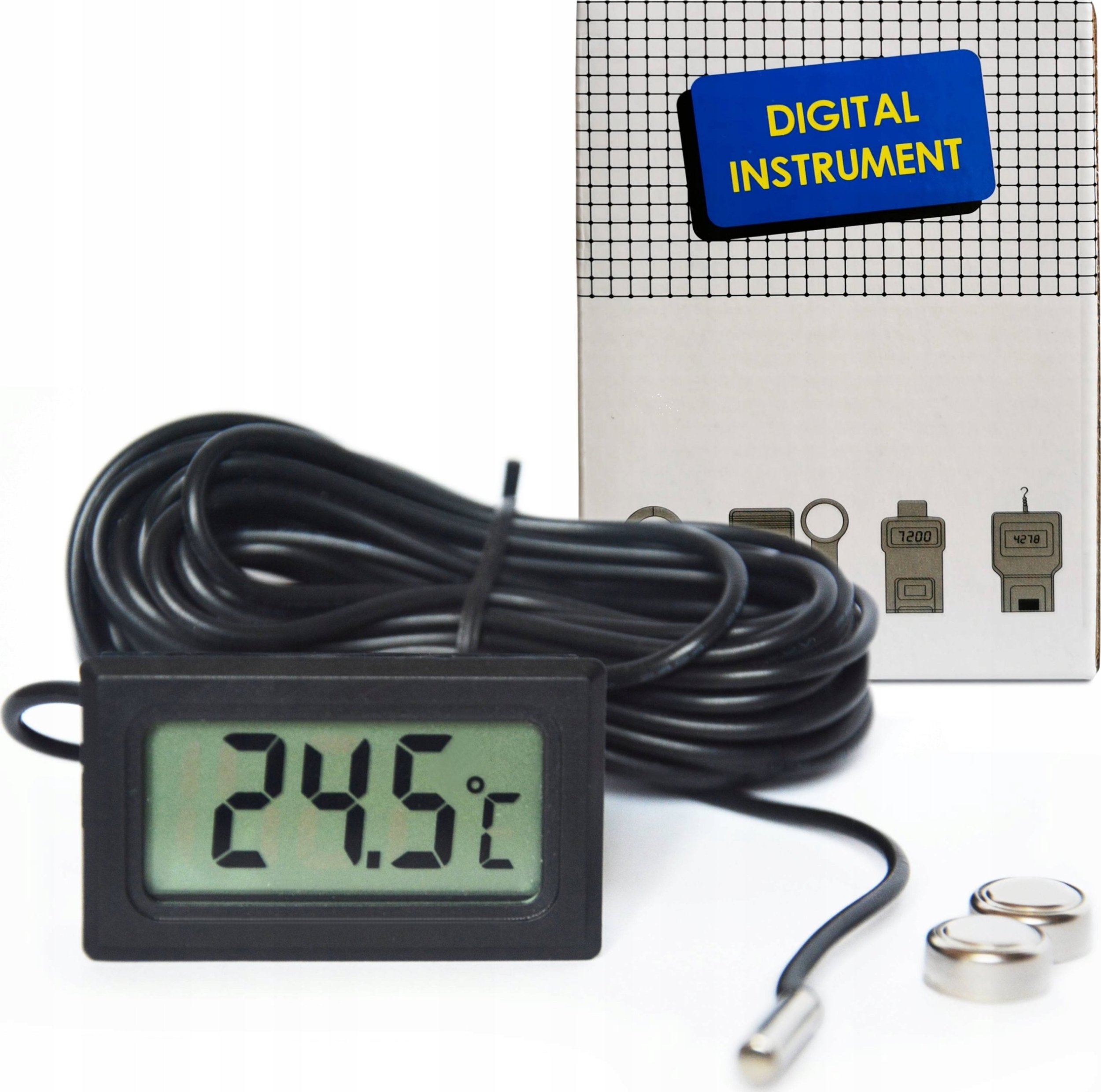 TERMOMETR ELEKTRONICZNY PANELOWY -50+110 sonda 5m