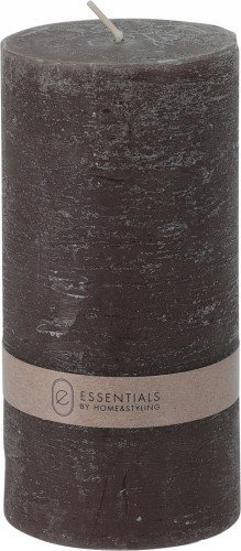 Koopman Świeca woskowa szara bezzapachowa 14 x 7 cm