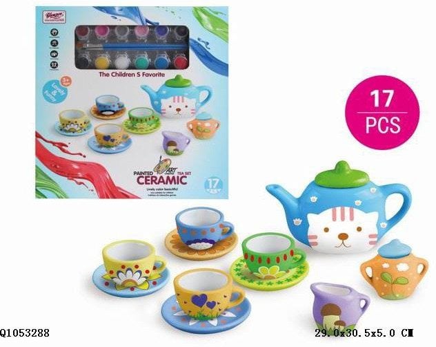 SET TOY PAINTING CERAMIC 17 PCS Q1053288