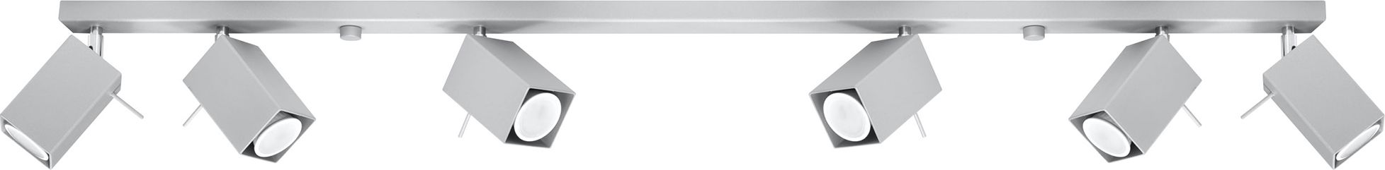 Lampa sufitowa Sollux Spot LED Ready szary Sollux RING SL.0462