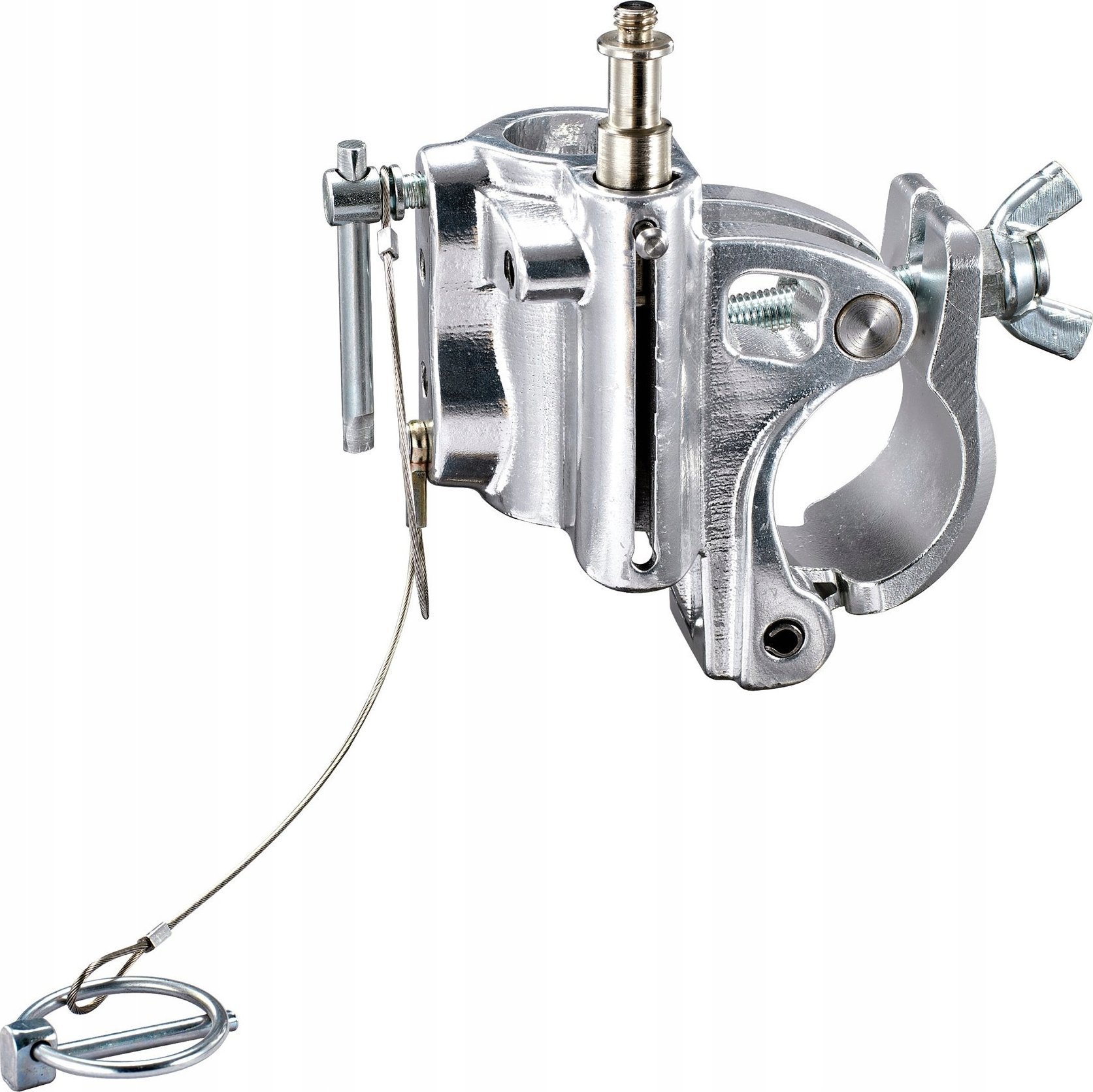 Avenger Avenger Klamra Barrel Clamp Wingnut Srebrny