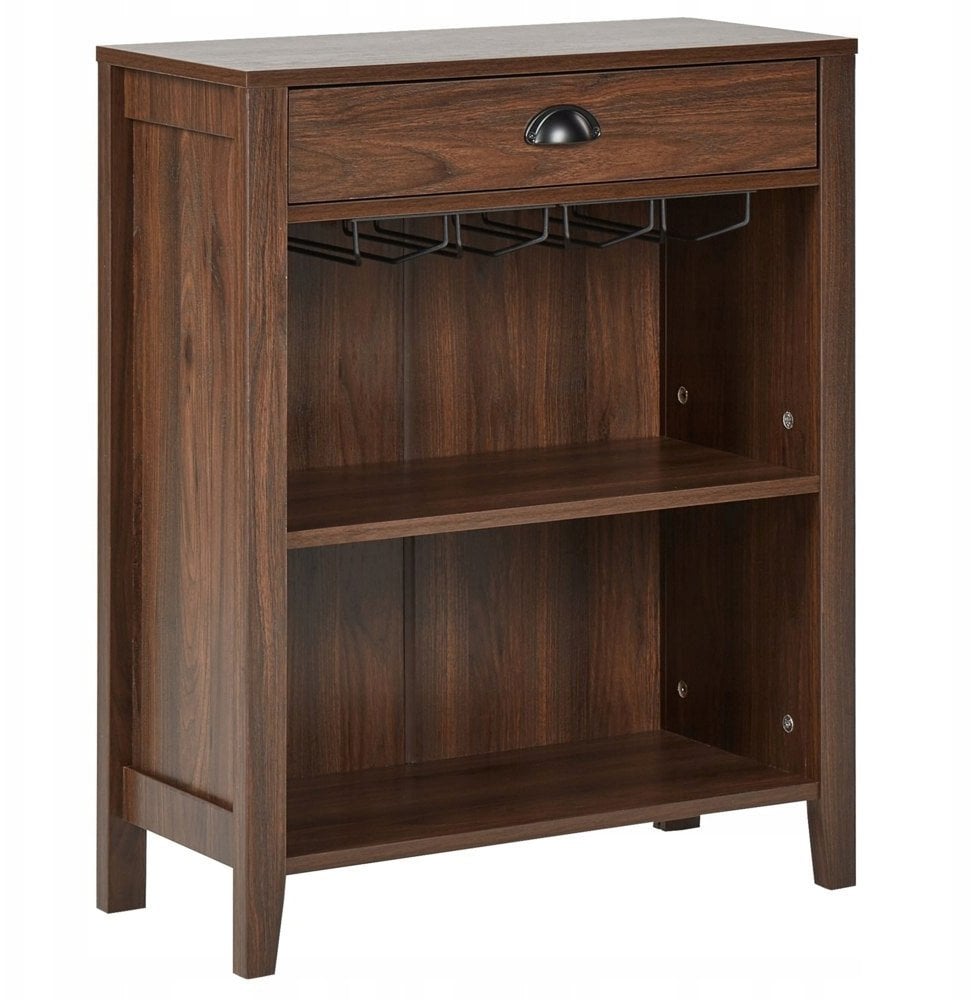 Beliani Komoda ciemne drewno WALKERSTON