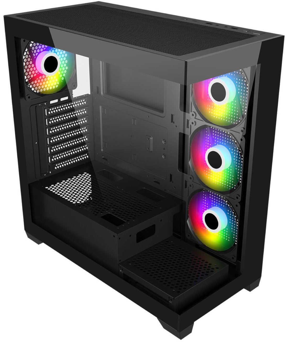 Obudowa FSP/Fortron M340 ARGB czarna (POC0000272)