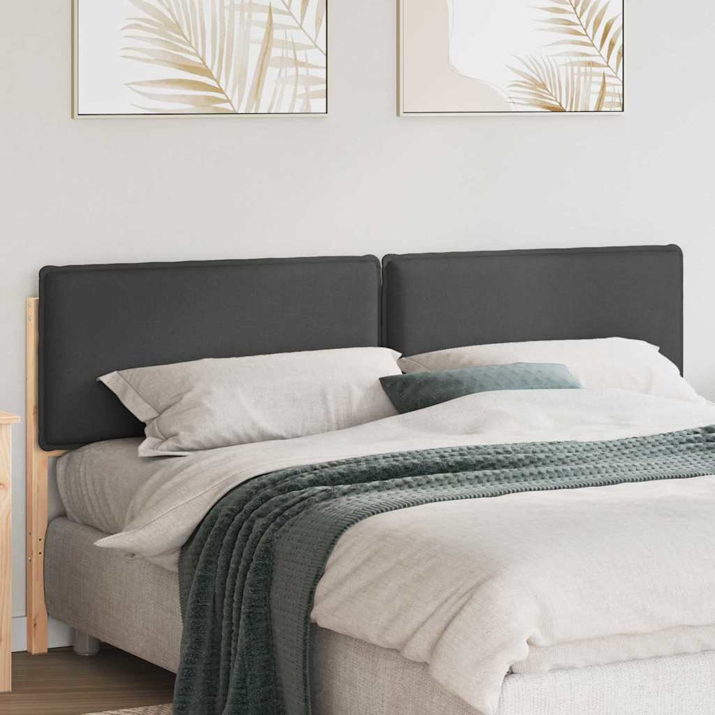 vidaXL Tapicerowane wezgłowie w kolorze naturalnym i ciemnoszarym 180 cm