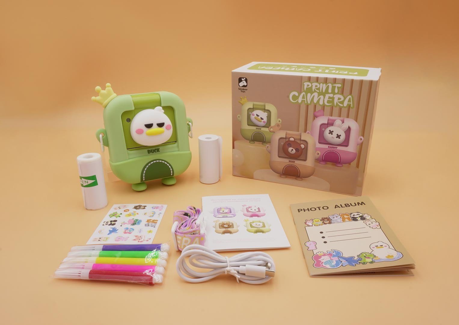 Aparat Fotograficzny z Funkcja Drukowania Kaczka EDUKAMP