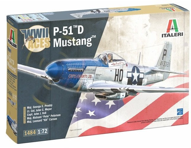 Model plastikowy p-51d mustang aces 1/72