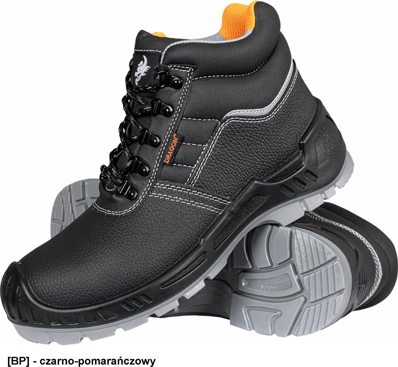 Reis BCTITAN_TO S3 SRC - skórzane trzewiki bezpieczne kompozytowy podnosek, ocieplane futerkiem, podeszwa antypoślizgowa, olejoodporna, antyelektrosta