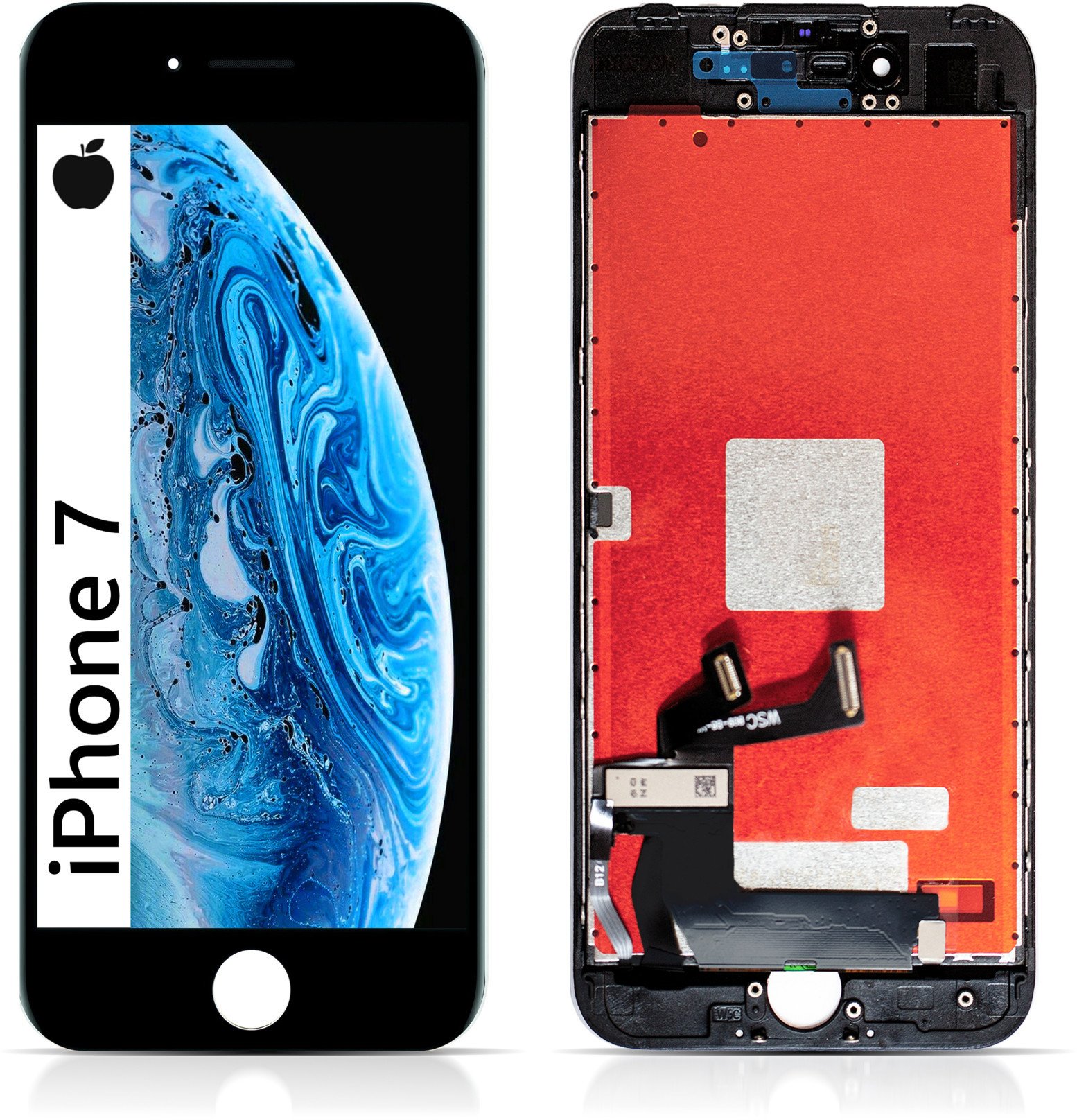 Wyświetlacz do iPhone 7 Ekran LCD Czarny A1778 A1660 A1779 (5904858300051)