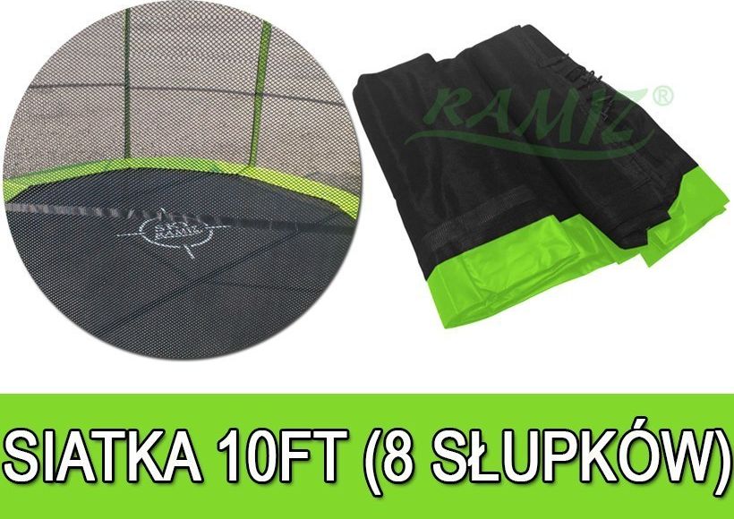 Joko Siatka do Trampoliny 10FT - 8 pól Zielona
