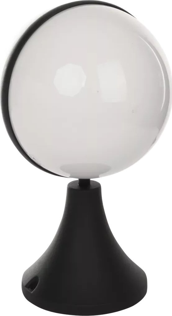 Lumes Okrągła lampa zewnętrzna czarna - N009-Genua