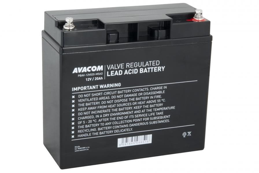 Avacom Avacom baterie DeepCycle, 12V, 20Ah, PBAV-12V020-M5AD