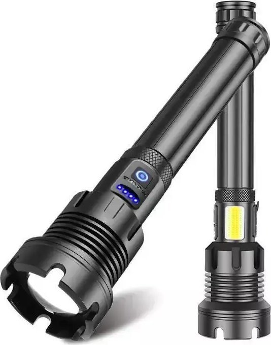 Latarka Tech-Led Supermocna latarka taktyczna 40w 5000lm XHP90 zoom USB 7 trybów pracy Supermocna latarka taktyczna 40w 5000lm XHP90 zoom USB 7 trybów