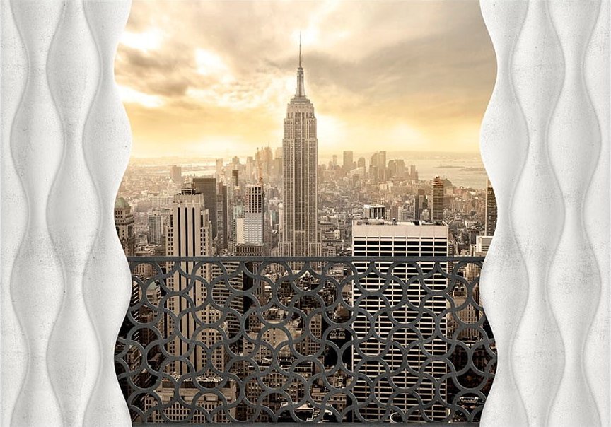 DecoNest Fototapeta - Światło Nowego Jorku - 300X210