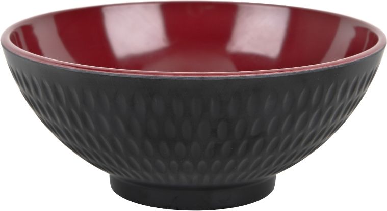 Witek Home Miska 0,6L Asia czarno-czerwona