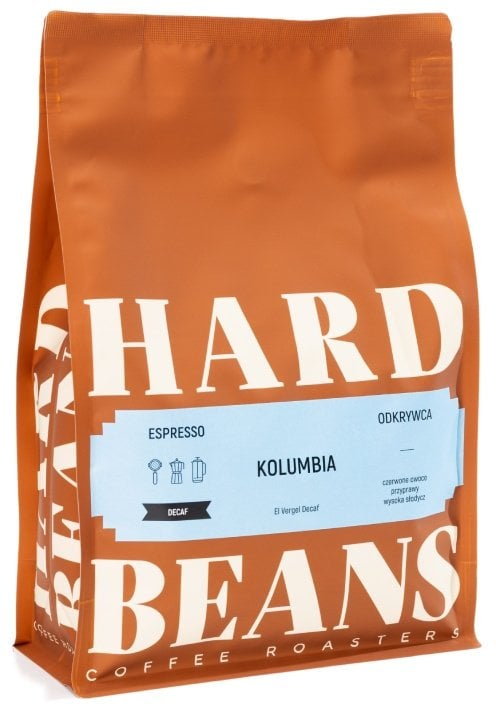 Kawa ziarnista Bearded Coffee Kawa ziarnista Kolumbia El Vergel Decaf 1kg - bezkofeinowa