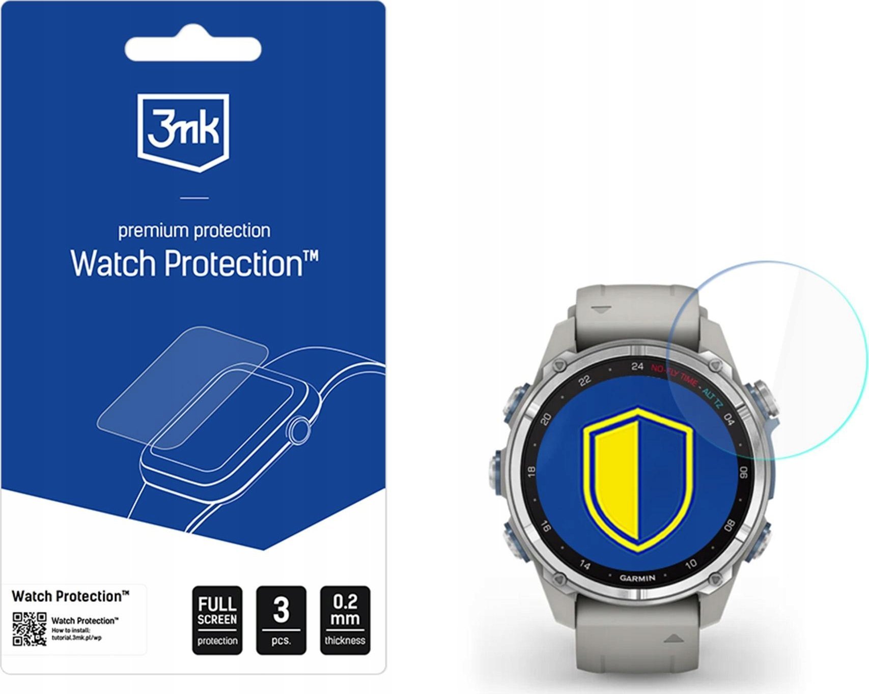 3mk Watch Protection FlexibleGlass pro Garmin Descent Mk3 / Mk3i (43mm)