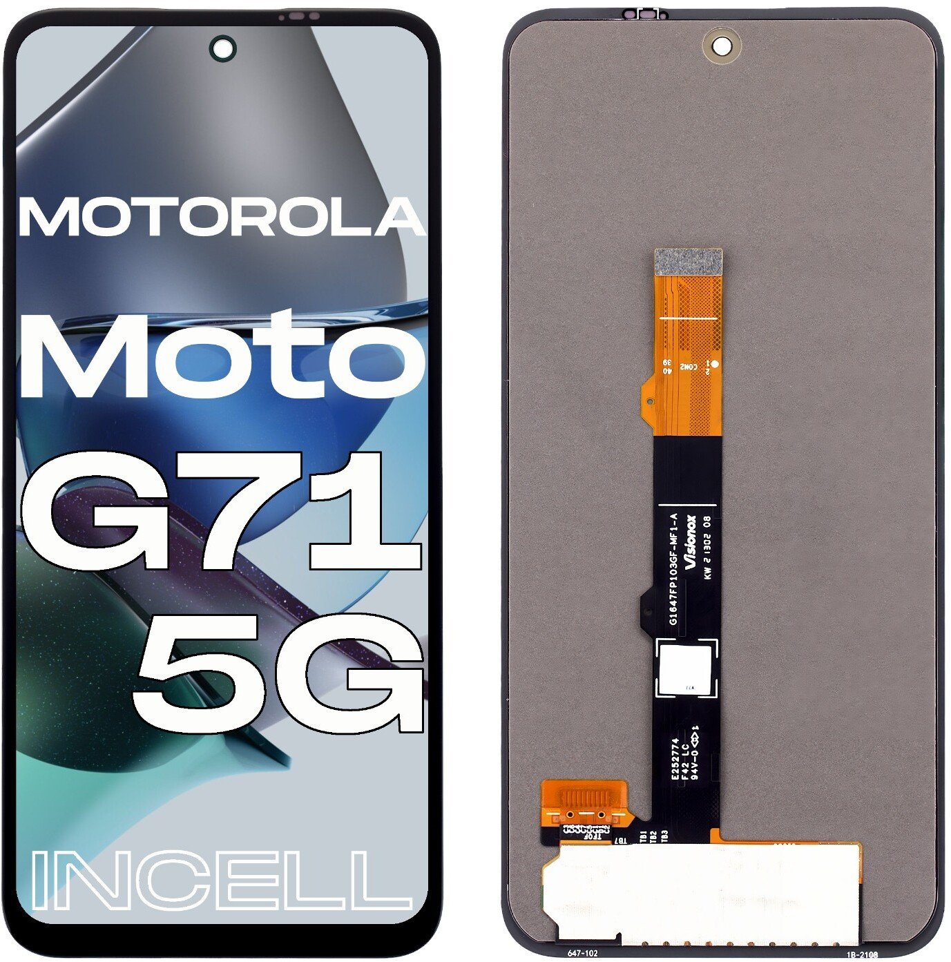 Wyświetlacz do Motorola Moto G71 5G LCD XT2169 Ekran Incell