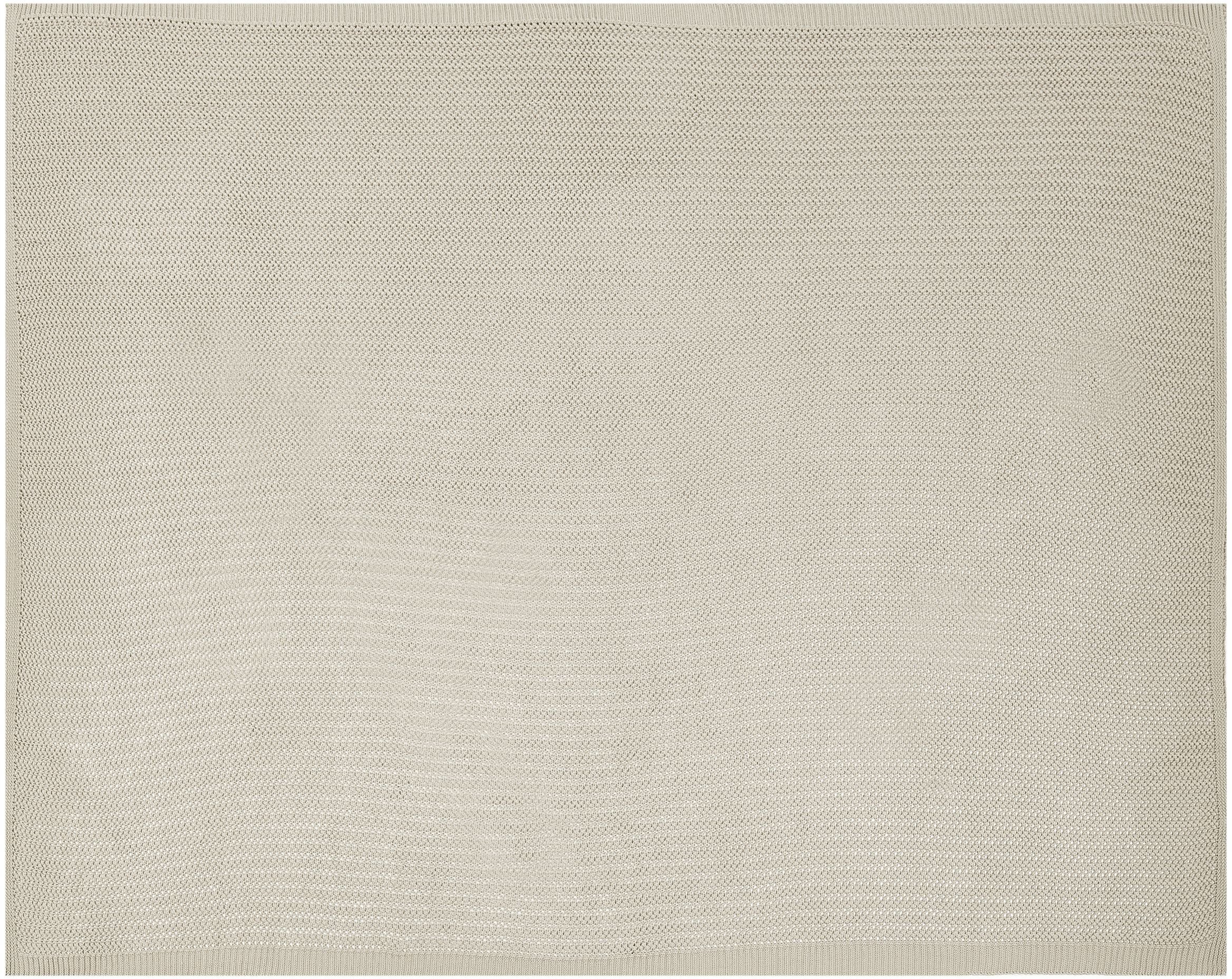 Narzuta na łóżko ILEN Bawełna 150 x 200 cm Jasnobeżowy