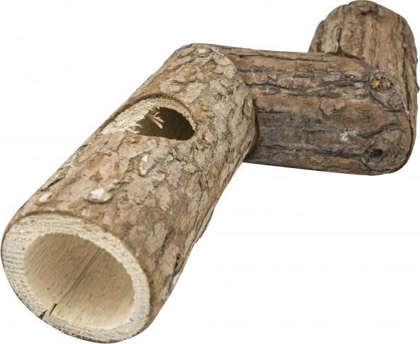 Panama Pet Drewniany tunel z zakrętem dla gryzoni, 25,5cm