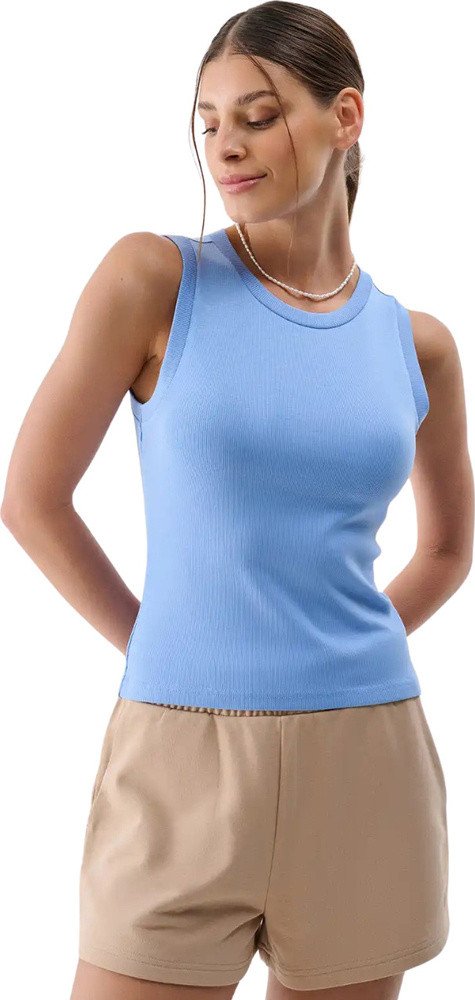 Koszulka damska 4F F132 niebieska 4FWMM00TSLEF132 32S XL