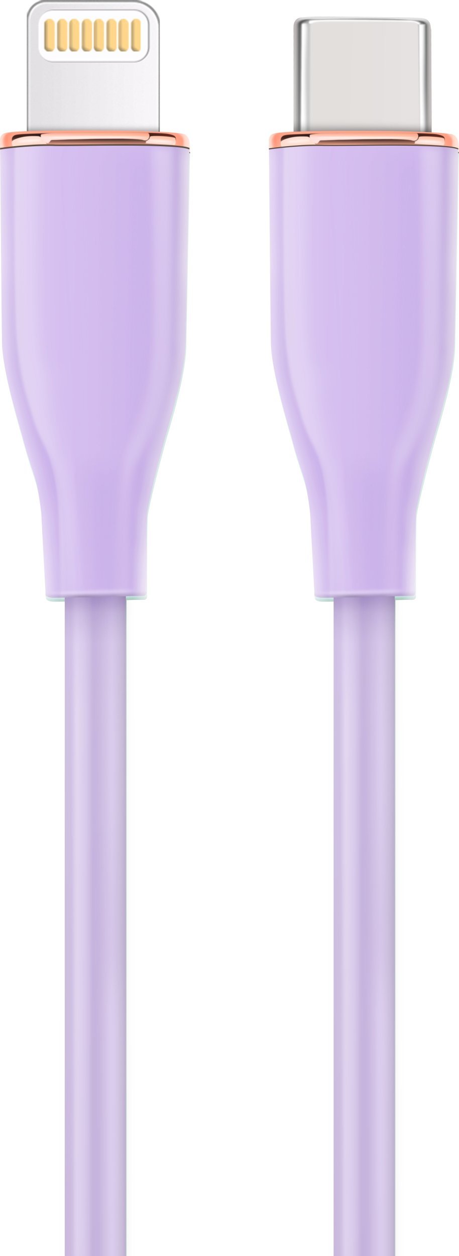 Kabel USB Gembird USB-A - Lightning 1.5 m Fioletowy (CC-USB2S-CM8PM-1.5M-P)