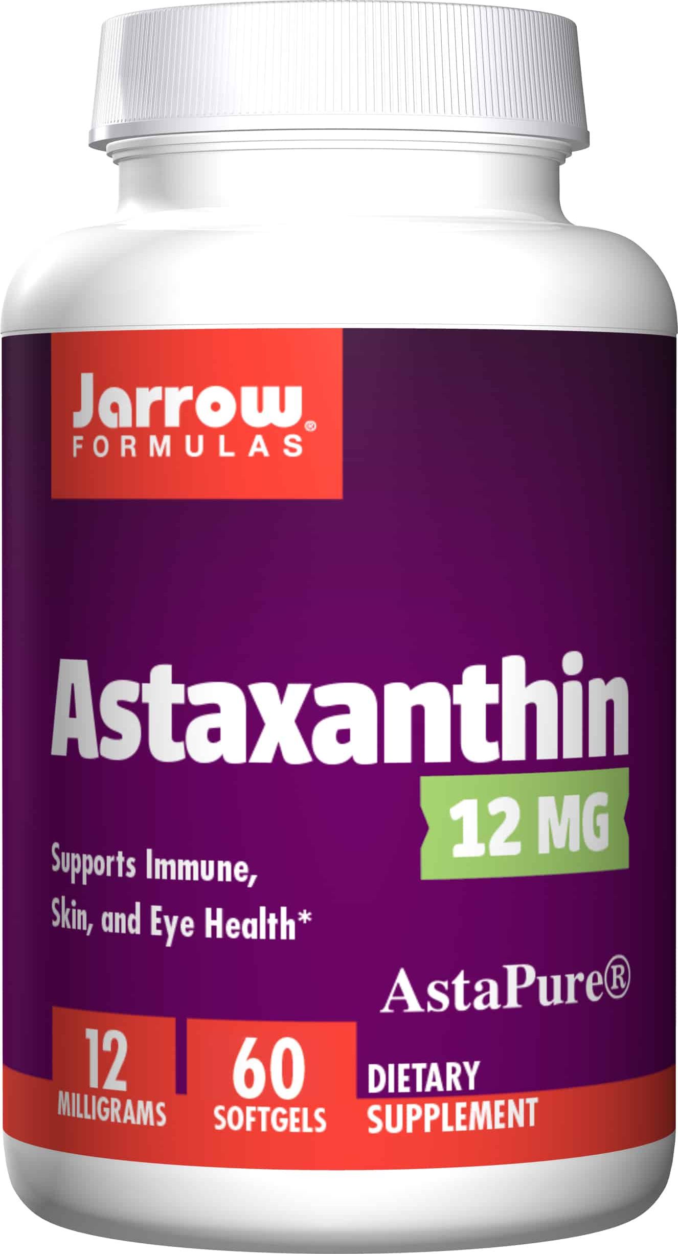 JARROW FORMULAS Jarrow Formulas - Astakasntyna, 12mg, 60 kapsułek miękkich