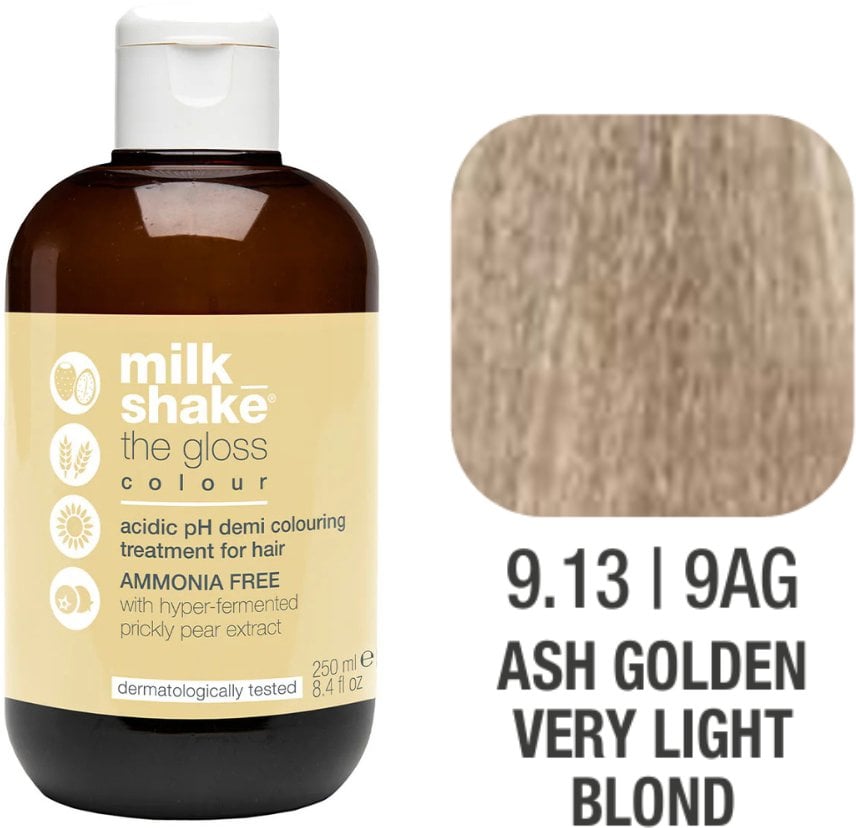 Milk Shake, The Gloss, Demi-Permanent Hair Dye, 9.139AG , 60 ml For Women