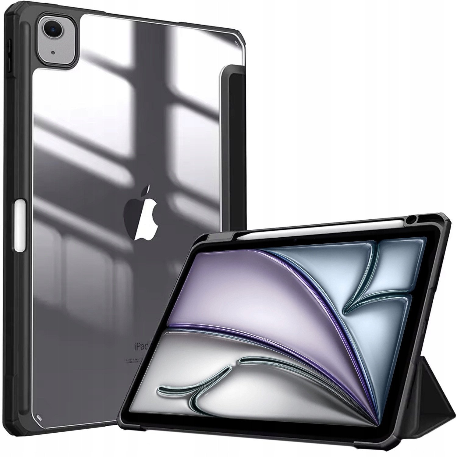 Etui Hard Crystal do iPad Air 13 Gen. 6 2024 (Czarne)