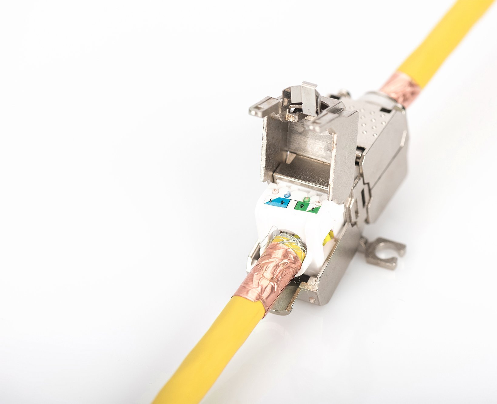 Digitus Digitus Kabel instalacyjny kat.7A, S/FTP, B2ca, AWG 22/1, LSOH, 1000m, żółty, szpula