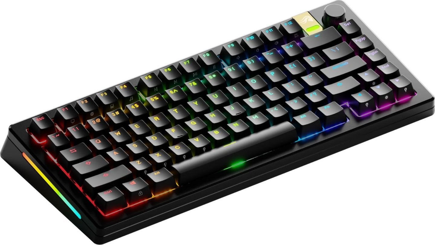 Klawiatura Glorious Glorious GMMK 3 Pro HE Wireless 75 % Gaming-Tastatur - Pre-Built, ANSI (US), Fox HE Switches, schwarz