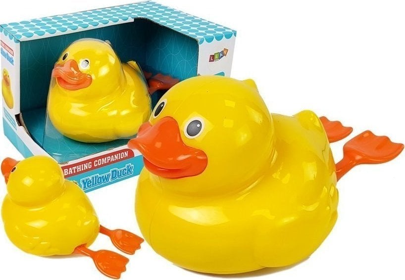 LeanToys Pływająca kaczka do kąpieli LEAN Toys