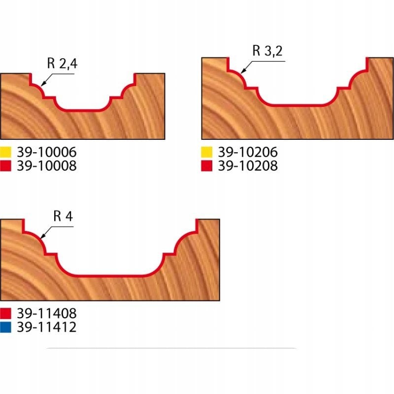 Frez 39-10008P 19,05X9,8X8,0 R2,38