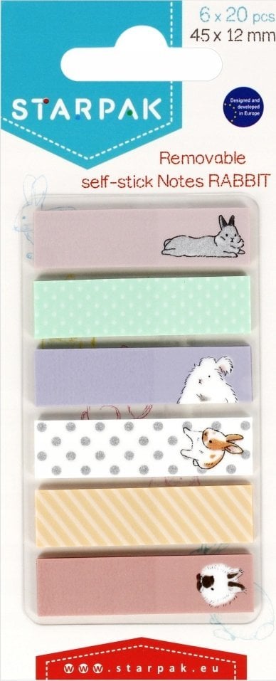 Starpak ZAKLADKA IND 45X12/20K 6KOL KROLIK STK FOL24/240