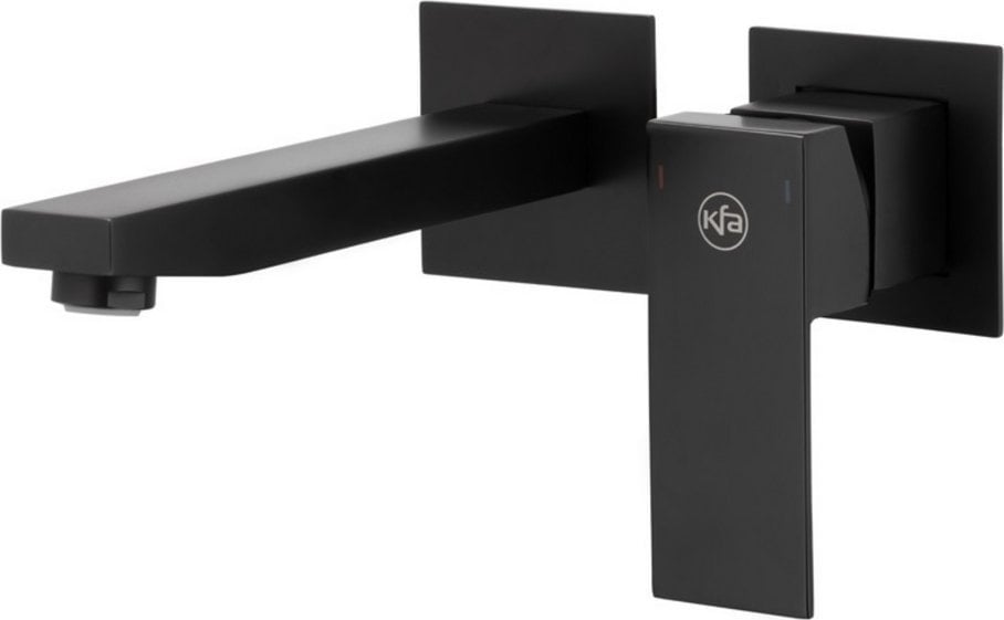 Bateria umywalkowa KFA 5139-810-81 / KFA / LOGON / BATERIA UMYWALKOWA PODTYNKOWA, CZARNA /